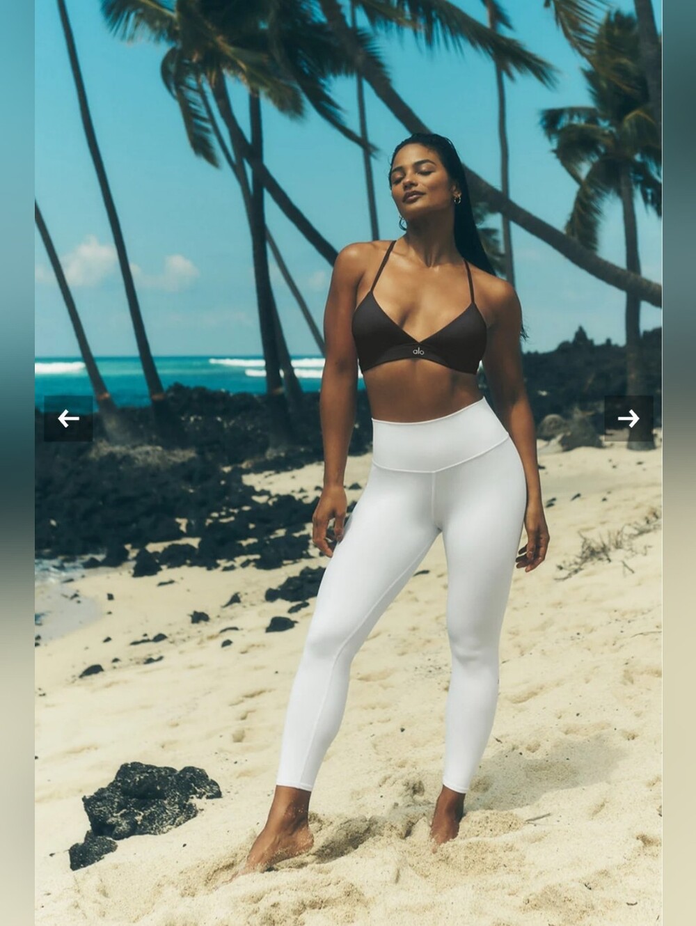 Alo FIRE! NWT! 7/8 High Waist Airbrush Legging in White. Sz XS. R2S!
